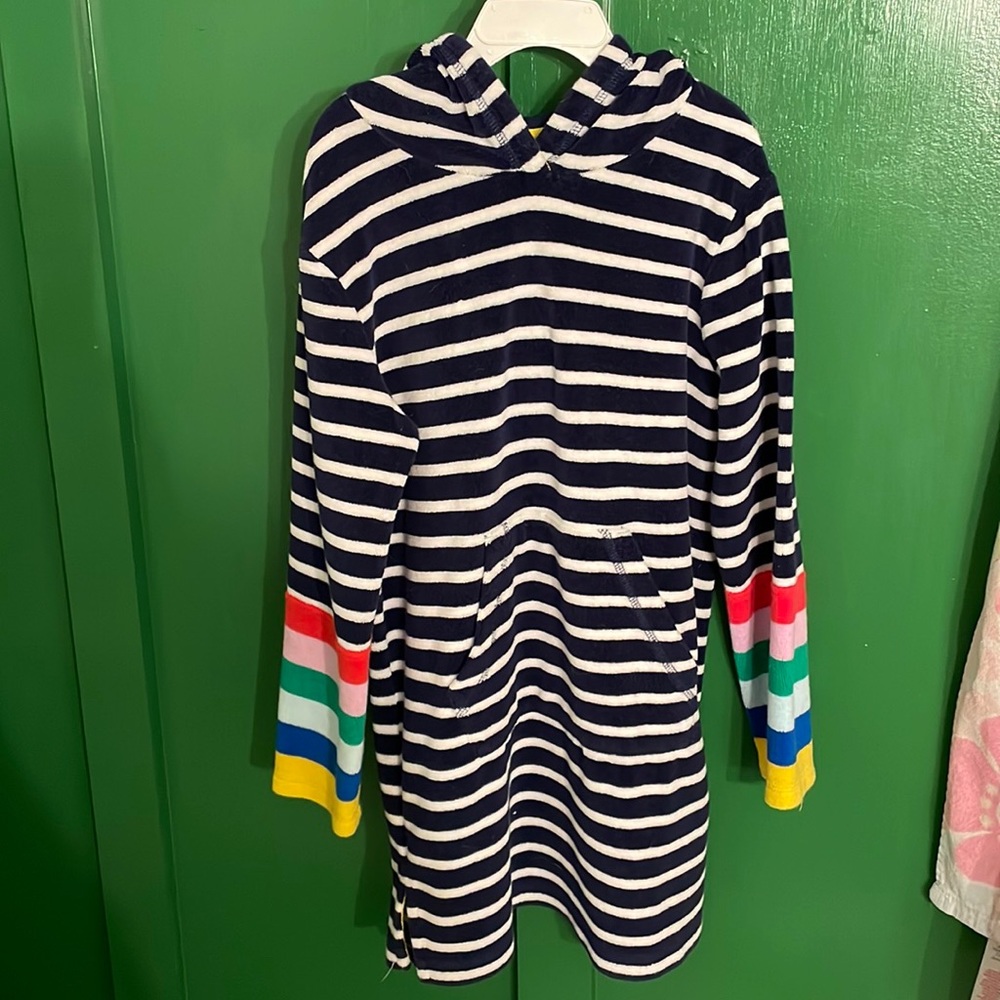 Mini Boden girls toweling cover up